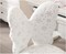 Adjustable Child Vanity Chair Swivel Task Chair Students Reading Chair for Home Bedroom School Dorm, Snowflake White Kids Desk Chair, Butterfly Faux Fur Girls Study Chair,